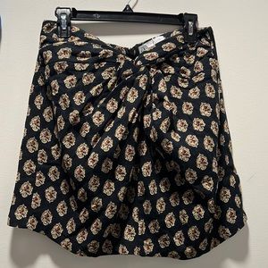 NWT- Zara mini skirt - linen like fabric